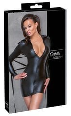 Сексуальное платье Cottelli Bondage M, черное цена и информация | Сексуальное женское белье | kaup24.ee