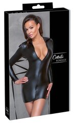 Сексуальное платье Cottelli Bondage L, черное цена и информация | Сексуальное женское белье | kaup24.ee