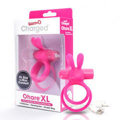 The screaming o - charged ohare xl rabbit vibe pink цена и информация | Эрекционные кольца, насадки на пенис | kaup24.ee