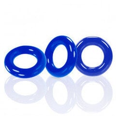 Oxballs - willy rings 3-pack cockrings police blue цена и информация | Эрекционные кольца, насадки на пенис | kaup24.ee