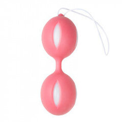 Wiggle Duo Kegel Ball Pink and White цена и информация | Вагинальные шарики | kaup24.ee