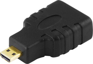 Адаптер Deltaco HDMI-24 - Micro HDMI T цена и информация | Адаптер Aten Video Splitter 2 port 450MHz | kaup24.ee