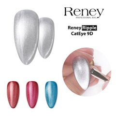 Кошачий глаз Reney Ripple Cat Eye 9D, гибридный лак № 01, 10 мл цена и информация | Лаки для ногтей, укрепители для ногтей | kaup24.ee