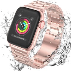 Apple Watch roostevaba teras rihm – Roosa Kuld 38/40/41 mm цена и информация | Аксессуары для смарт-часов и браслетов | kaup24.ee