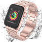 Apple Watch roostevaba teras rihm – Roosa Kuld 38/40/41 mm hind ja info | Nutikellade ja nutivõrude tarvikud | kaup24.ee