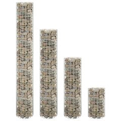vidaXL ringikujulised gabioon taimelavad 4 tk, Ø30x50/100/150/200 cm hind ja info | Istutus- ja turbapotid | kaup24.ee