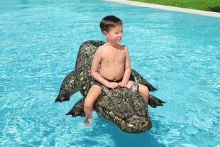Täispuhutav krokodill 193 cm x 94 cm hind ja info | Täispuhutavad veemänguasjad ja ujumistarbed | kaup24.ee