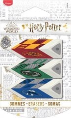 Ластик MAPED Pyramid Harry Potter 3 шт. цена и информация | Смягчает воду и защищает Вашу посудомоечную машину от извести. | kaup24.ee