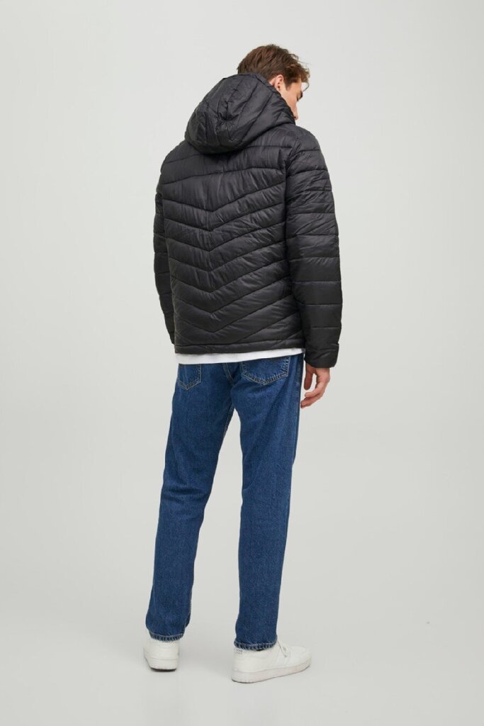 Jack & Jones meeste jope 80g 12211785*01, must hind ja info | Meeste joped | kaup24.ee