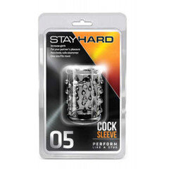 Stay hard cock sleeve 05 clear цена и информация | Куклы / Мастурбаторы | kaup24.ee