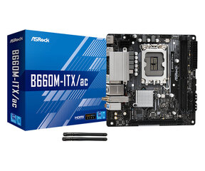 Asrock B660M-ITX/ac Intel B660 LGA 1700 mini ITX hind ja info | Emaplaadid | kaup24.ee