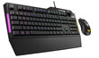 ASUS TUFGaming Combo K1&M3 Czarny hind ja info | Klaviatuurid | kaup24.ee