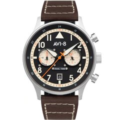 Мужские часы AVI-8 Hawker Hurricane Dual-Time AV-4088-01  цена и информация | Мужские часы | kaup24.ee