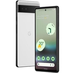 Google Pixel 6A 5G/128GB White GA03714-GB цена и информация | Мобильные телефоны | kaup24.ee