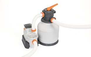 „Bestway Flowclear“ smelio filtru sistema su ChemConnect ir laikmačiu 7.571 l / h 7656 цена и информация | Фильтры для бассейнов | kaup24.ee