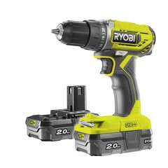 RYOBI R18DD2-220S Cordless Drill One+ 2x 18V 2Ah hind ja info | Ryobi Sanitaartehnika, remont, küte | kaup24.ee