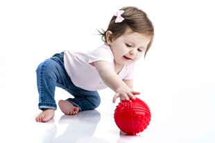 Сенсорный шарик, красный, 1 шт. цена и информация | Развивающие игрушки | kaup24.ee