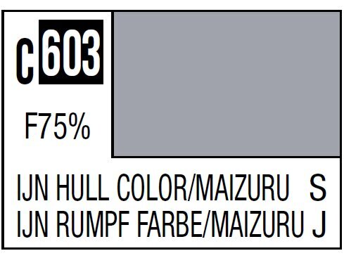 Mr.Hobby - Mr.Color C-603 IJN Hull Color Maizuru, 10ml цена и информация | Kunstitarbed, voolimise tarvikud | kaup24.ee