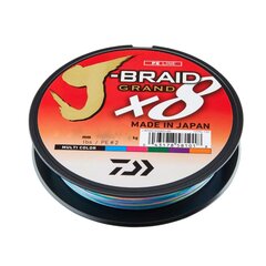 Punutud joon DAIWA J-Braid Grand x8 0,20 mm 16 kg 150 m mitmevärviline hind ja info | Tamiilid | kaup24.ee