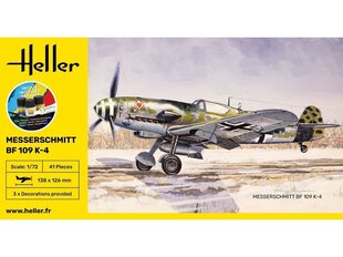 Heller - Messerschmitt Bf 109 K-4 mudeli komplekt, 1/72, 56229 hind ja info | Klotsid ja konstruktorid | kaup24.ee