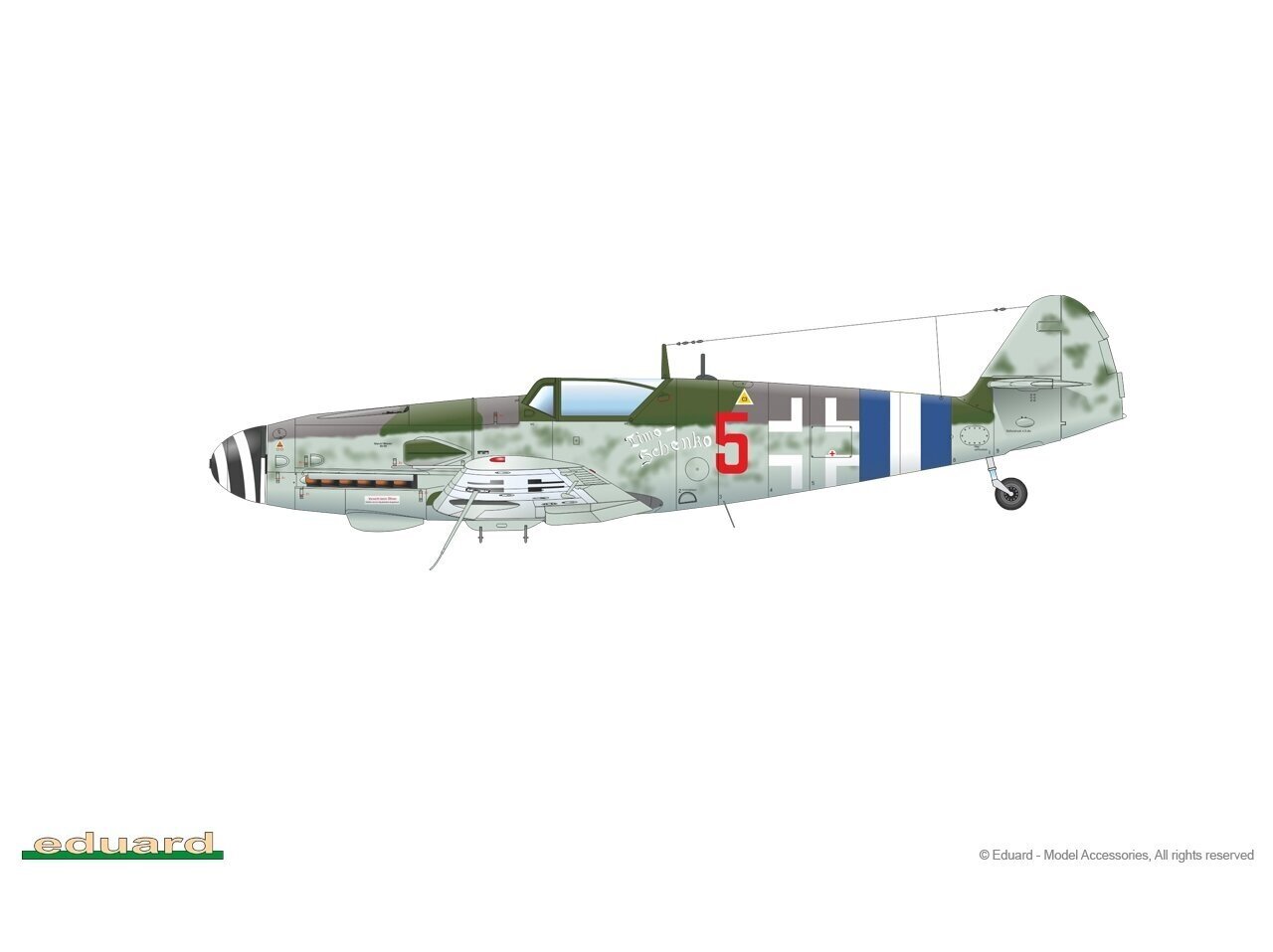 Eduard - Messerschmitt Bf 109G-10 Erla ProfiPack edition, 1/48, 82164 цена и информация | Klotsid ja konstruktorid | kaup24.ee