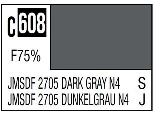 Mr.Hobby - Mr.Color C-608 IJN JMSDF 2705 Dark Gray N4, 10ml цена и информация | Принадлежности для рисования, лепки | kaup24.ee