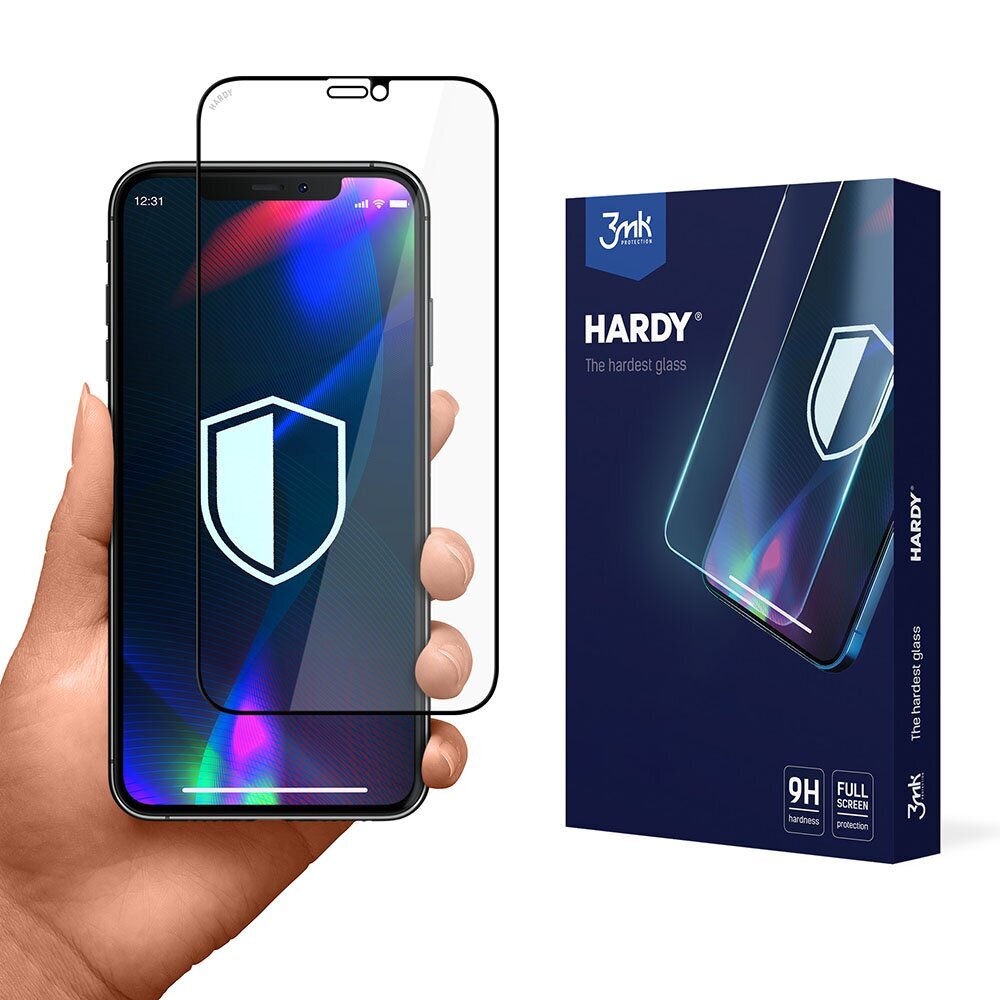 3mk HARDY™Apple iPhone 12/12 Pro ekraanikaitse hind ja info | Ekraani kaitsekiled | kaup24.ee