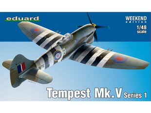 Сборная пластиковая модель Eduard - Tempest Mk.V Series 1 Weekend Edition, 1/48, 84171 цена и информация | Конструкторы и кубики | kaup24.ee