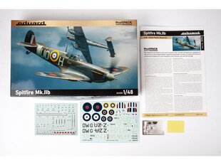 Сборная пластиковая модель Eduard - Spitfire Mk.IIb ProfiPack Edition, 1/48, 82154 цена и информация | Конструкторы и кубики | kaup24.ee