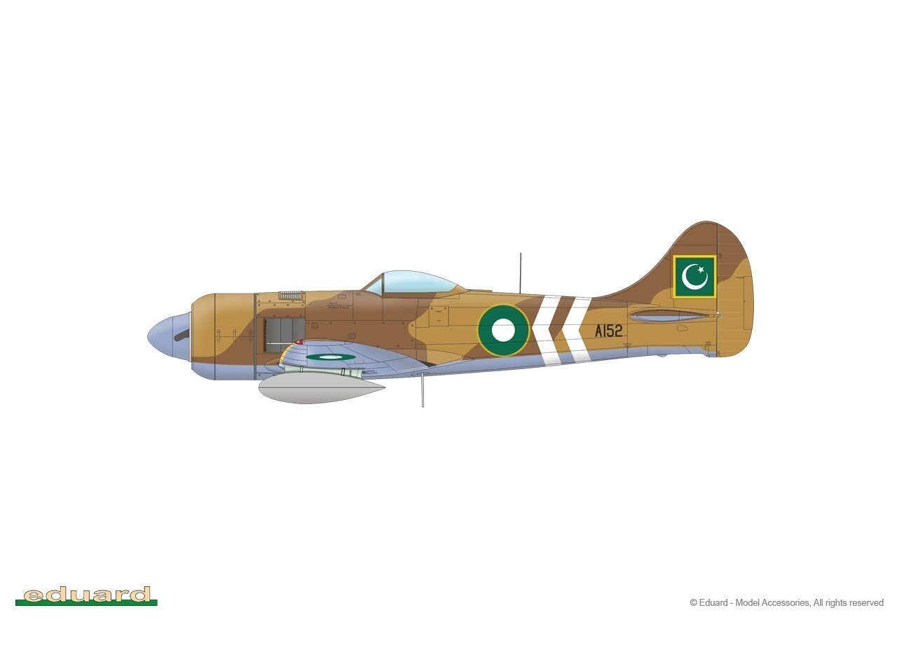 Eduard - Tempest Mk.II late version ProfiPack Edition, 1/48, 82125 hind ja info | Klotsid ja konstruktorid | kaup24.ee