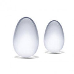 Набор из 2 стеклянных яиц для Йони техники Glas, бесцветный цена и информация | Вибраторы | kaup24.ee