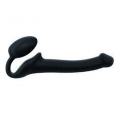 Strap-on-me - semi-realistic bendable strap-on black l цена и информация | Вибраторы | kaup24.ee