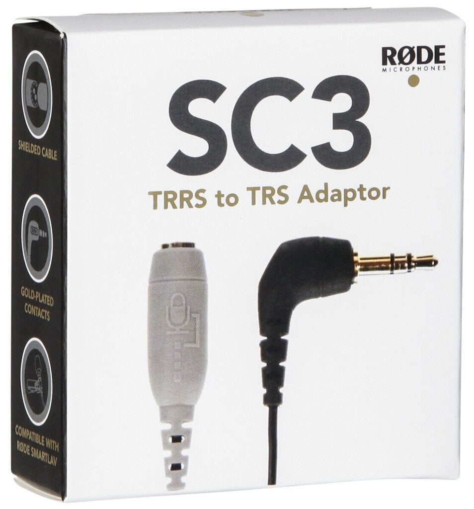 Adapter Rode SC3 (TRRS to TRS) цена и информация | USB jagajad, adapterid | kaup24.ee