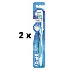 Hambahari Oral-B Advantage 3DW 40, Medium, 2 tk hind ja info | Suuhügieen | kaup24.ee