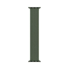 Kellarihm Braided Solo Loop – Inverness Green 38/40/41 mm, Small (S) hind ja info | Nutikellade ja nutivõrude tarvikud | kaup24.ee