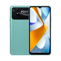Xiaomi Poco C40 4/64GB Coral Green цена и информация | Мобильные телефоны | kaup24.ee