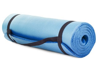 Коврик для йоги, 180 x 60 см, синий цена и информация | Коврики для йоги, фитнеса | kaup24.ee