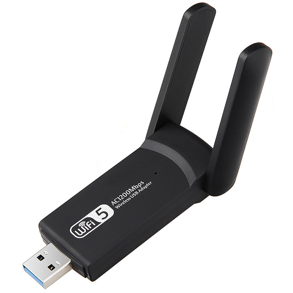 Wi-Fi võrgukaart wifi usb adapter 1200 mbps topelt hind ja info | USB jagajad, adapterid | kaup24.ee