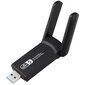 Wi-Fi võrgukaart wifi usb adapter 1200 mbps topelt цена и информация | USB jagajad, adapterid | kaup24.ee