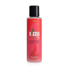 Söödav geel Sensuva - Sizzle Lips Warming Strawberry, 125 ml hind ja info | Lubrikandid | kaup24.ee