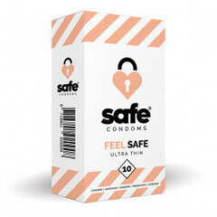 Kondoomid Feel Safe Ultra Thin, 10 tk. hind ja info | Kondoomid | kaup24.ee