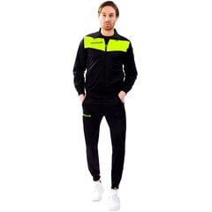 Spordidress Givova Tuta Visa TR018SUM 1019, must/kollane hind ja info | Meeste spordiriided | kaup24.ee