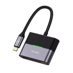 Переходник Mcdodo Rocky Series USB-C на 2x HDMI 4K 60 Гц HU-7390 цена и информация | Адаптеры и USB-hub | kaup24.ee