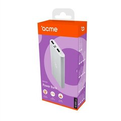 Akupank ACME PB15S, 10000 mAh, hõbedane hind ja info | Akupangad | kaup24.ee