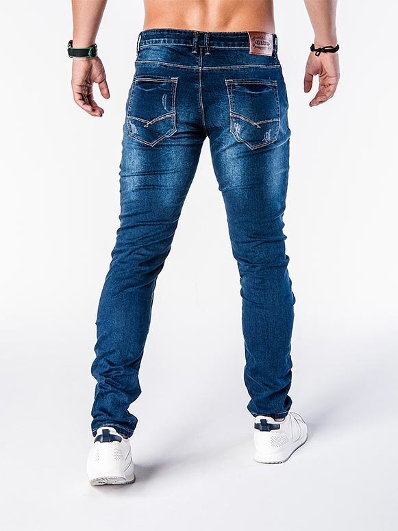 Meeste teksapüksid Ombre P587, sinine цена и информация | Meeste teksad | kaup24.ee