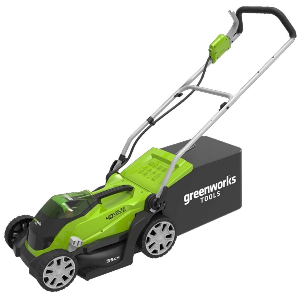 40V Kosiarka 35cm GREENWORKS G40LM35 - 2501907 цена и информация | Muruniidukid | kaup24.ee