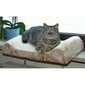 415654 Kerbl Windowsill Cat Bed Beige 36x56 cm 82656 hind ja info | Pesad, kuudid | kaup24.ee