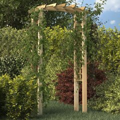 Trellise-arch, 110x60x220cm, immutatud mänimassiivi цена и информация | Украшения | kaup24.ee