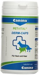 Canina добавка для собак Petvital Derm Caps N100, 40 г цена и информация | Пищевые добавки и анти-паразитные товары | kaup24.ee
