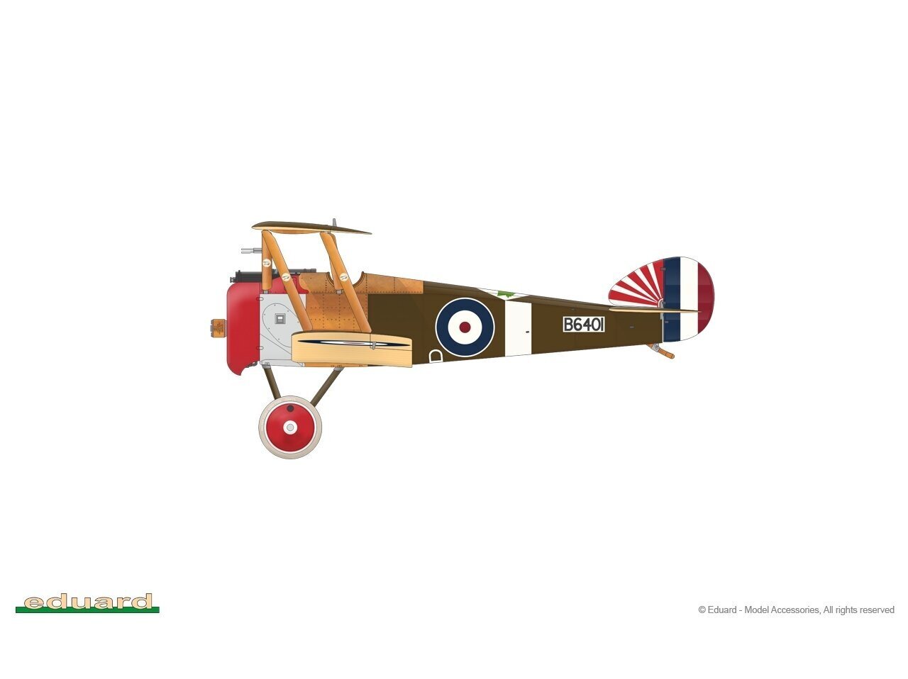 Eduard - Sopwith F.1 Camel (Bentley) Weekend edition, 1/48, 8485 hind ja info | Klotsid ja konstruktorid | kaup24.ee